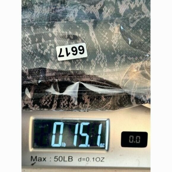 Spanx Women’s Medium Snake Print Jean-ish Ankle Leggings Pull On Edgy Glam 29x27 - Picture 10 of 10